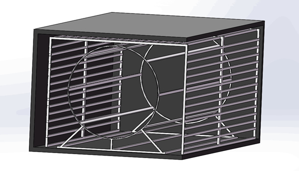 煙霧箱內(nèi)部設計圖